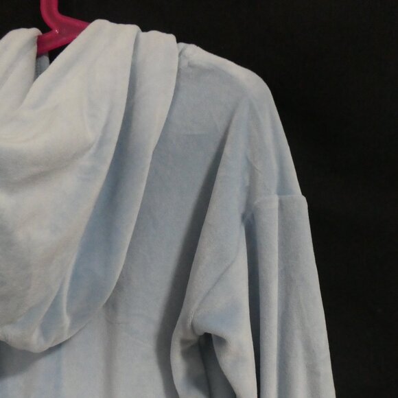 U KIDS | small (7-8) | Soft and Plush Light Blue Velour Zip-Up Hoodie | NWOT - Picture 10 of 14